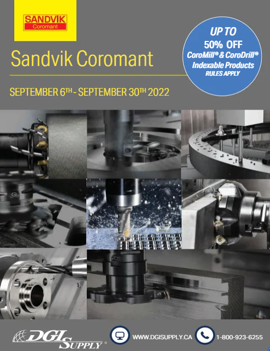 Sandvik Coromant Indexable Promotion