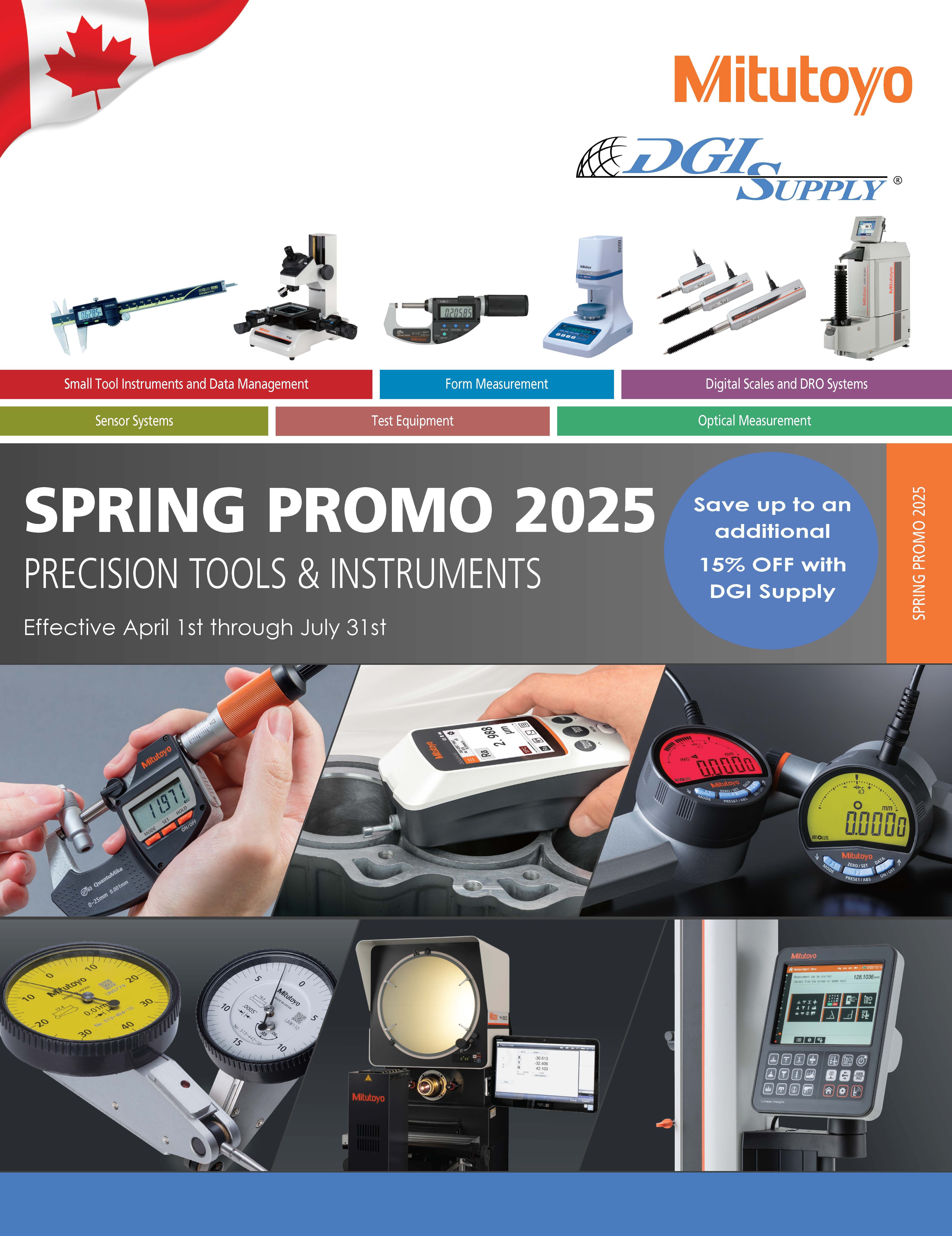 Mitutoyo Spring Promo