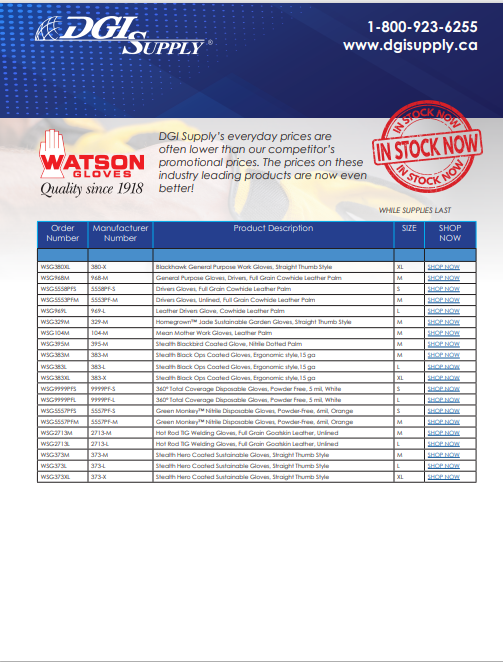 Watson Clearance Flyer