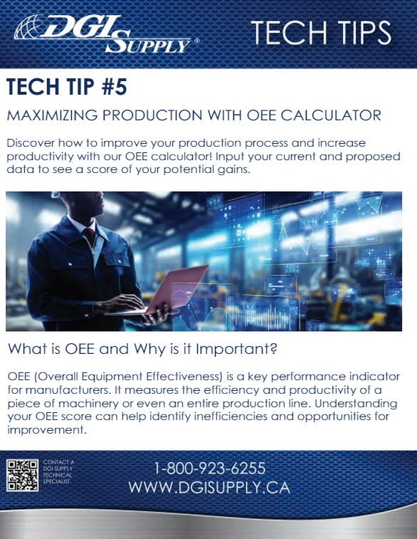TechTip #5 - Maximizing Production with OEE Calculator