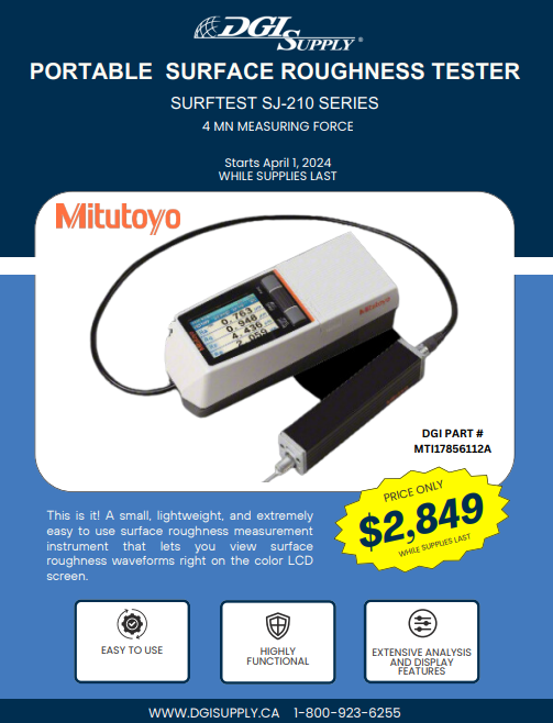 Mitutoyo Portable Surface Roughness Tester