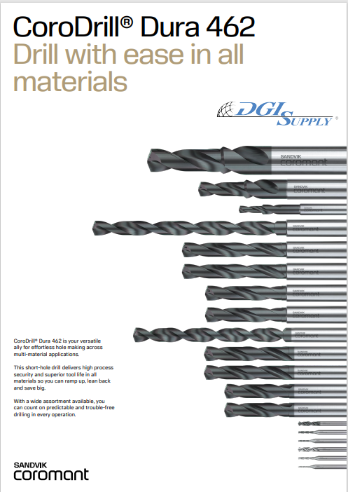 Sandvik Coromant CoroDrill Dura 462