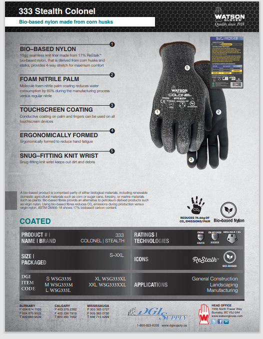 Watson Gloves 333 Stealth Colonel