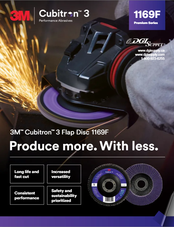 3M™ Cubitron™ 3 Flap Disc 1169F