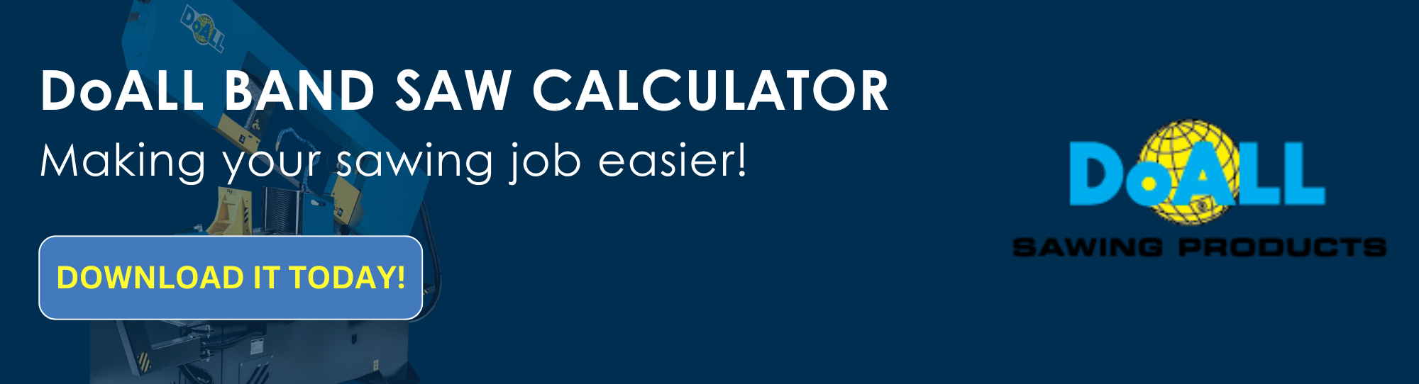 DoALL Band Saw Calculator